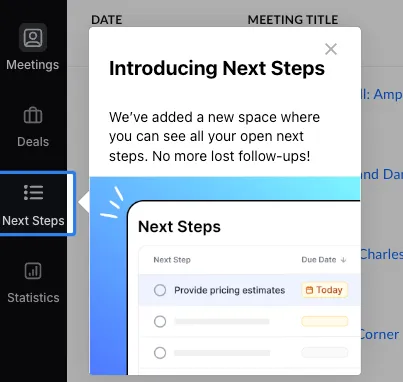 Performance AI interface preview